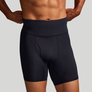 Tommie Copper Men's Back Support Brief Shorts Black Size Large New